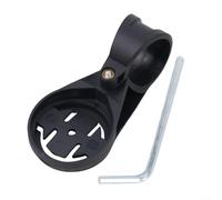 Für TT Rest Bar Bike Computer Mount Lenkerhalterung Kompatibel mit GARMIN für IGPSPORT Kilometerzähler 22,2 mm Blende Schwarz Kunststoff