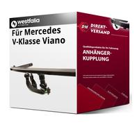 Westfalia Anhängerkupplung abnehmbar Kugelstange von unten gesteckt - MERCEDES-BENZ VITO / MIXTO Kasten