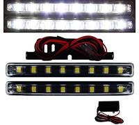 Für viele Fahrzeuge UNIVERSAL LED Tagfahrleuchten Tagfahrlicht SCHWARZ R87 Modul
