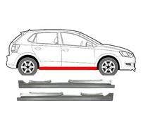 Für Volkswagen Polo 2009-2017 4 Tür Voll Schweller Reparaturblech/ L+R/ Paar