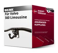 BRINK Anhängevorrichtung BMA Rückseite mit abnehmbarem Kugelkopf für VOLVO 604600