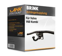 BRINK Anhängevorrichtung BMA Rückseite mit abnehmbarem Kugelkopf für VOLVO 604600