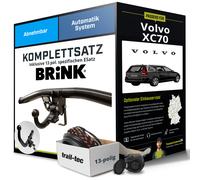 Für VOLVO XC70 Typ 136 Anhängerkupplung abnehmbar +eSatz 13pol 07.07-04.11 AHK