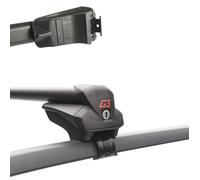 Für VW Caddy 3 III 2K Maxi ab 10 Schwarz Alu Dachträger Offene Dachreling