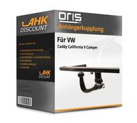 Oris Anhängerkupplung abnehmbar Kugelstange von unten gesteckt - VW CADDY V Kasten/Großraumlimousine