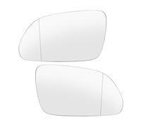 Für VW Für Polo Für 9N 2005-2009 Für Skoda 2004-2009 Links Rechts Beheizte Flügel Hinten Spiegel Glas Ersatz 6QD857521 6QD857522 Spiegelglas Außenspiegel Glas(Left and Right)
