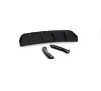 Für VW Für Tiguan R MK2 Facelift 2020-2023 Hinten Chassis Diffusor Körper Kits Tuning Auto Stoßstange Lip Spoiler Seite Splitter Auto Heckstoßstange Diffusor(Gloss Black 3)