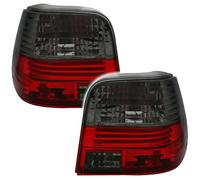 Für VW Golf 4 IV 1997-2003 Rückleuchten Heckleuchten Klarglas Rot / Schwarz