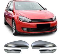 Für VW Golf 6 VI 2008-2012 Alu Optik Silber Spiegel Gehäuse Kappen