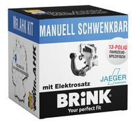 Für VW Golf VII Fließheck 12-19 Brink Anhängerkupplung schwenkbar +13polig spez