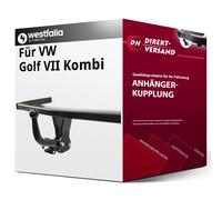 Westfalia Anhängerkupplung starr mit angeschraubtem Kugelkopf - VW GOLF ALLTRACK VII Variant