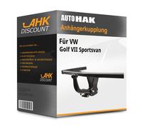 AUTO-HAK Anhängerkupplung starr mit angeschraubtem Kugelkopf - VW GOLF SPORTSVAN