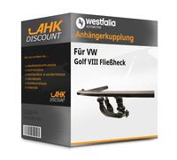 Westfalia Anhängerkupplung abnehmbar Kugelstange von unten gesteckt - SKODA OCTAVIA IV