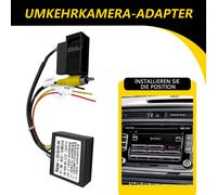 Für VW Nachrüst Radio RCD 510 PLUS, RNS 315, RNS 510 Rückfahrkamera RGB Adapter