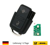 für VW SEAT SKODA 2Tasten Schlüssel Funk Gehäuse Platine 1J0959753N 433MHz VRK11