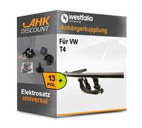 Für VW T4 08.98-06.03 WESTFALIA Anhängerkupplung abnehmbar + 13polig E-Satz NEU