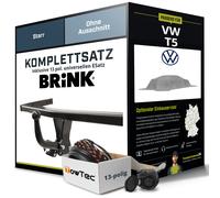 Für VW T5 Kasten,Bus Anhängerkupplung starr +eSatz 13pol uni 04.2003-09.2009 AHK