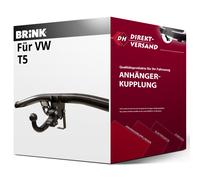 Brink Anhängerkupplung abnehmbar Kugelstange von hinten gesteckt - VW MULTIVAN T5