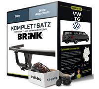 Brink Anhängerkupplung starr mit angeschraubtem Kugelkopf - VW TRANSPORTER T5 Bus