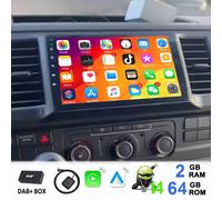 Für VW T6 Transporter Multivan Carplay Android Autoradio BT GPS Navi DAB+ 2+64GB