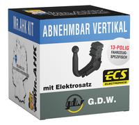 Für VW Taigo 21-23 GDW Anhängerkupplung vert. abnehmbar spezi. mit 13polig