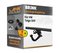 Für VW Taigo SUV 11.21- BRINK Anhängekupplung abnehmbar + 7polig E-Satz NEU