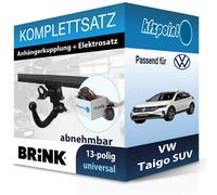 Für VW Taigo SUV 11.21- BRINK Anhängerkupplung abnehmbar + 13polig E-Satz AHK