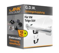 Für VW Taigo SUV 11.21- G.D.W. Anhängekupplung abnehmbar + 13polig E-Satz NEU