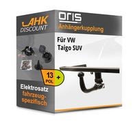 Für VW Taigo SUV 21- ORIS Anhängekupplung abnehmbar + 13polig E-Satz NEU