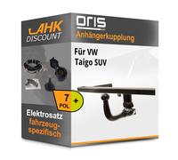 Für VW Taigo SUV 21- ORIS Anhängerkupplung abnehmbar + 7polig E-Satz NEU