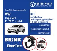 Für VW Taigo SUV Typ CS1 11.2021-jetzt AHK abnehmbar +13pol spezifisch E-Satz
