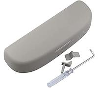 , Für Vw Touareg Zubehör ABS Auto Sonnenbrillenhalter Box Zubehör Auto Sonnenbrillenhalter Box Brillenhalter Fall,Grau