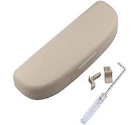 , Für Vw Touareg Zubehör ABS Auto Sonnenbrillenhalter Box Zubehör Auto Sonnenbrillenhalter Box Brillenhalter Fall,beige