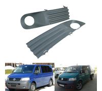 Für VW Transporter T5 03-09 Gitter Blende Front Stoßstange Nebelscheinwerfer L+R