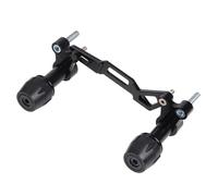 Für Yamaha Für Tricity 300 125 155 Motorrad Zubehör Schalldämpfer Auspuff Sliders Crash Pad Anti Fall Protector(Schwarz)
