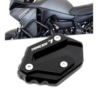 Für Yamaha Tracer 7 GT tracer 7GT tracer7 2021 2022 2023 2024 2025 Zubehör Motorrad Seitenständer Vergrößern Fuß-Verbreiterung Ständer Platte TRACER7GT tracer700gt (Schwarz)