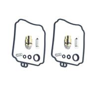 Für Yamaha Virago XV125 XV125S 1997 1998 1999 2000 XV240 1989 XV 240 125 S Vergaser-Reparatursatz: Kammerdichtung Schwimmerventil Ventilsitz 2 Sätze