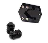 Für Yamaha Xmax 250 300 2017-2021 Motorrad-Seitenständerpolster Zubehör Motorrad-Seitenständer Kickstand Vergrößern & Reifenventilkappen Motorrad Vergrößerungspad(2)