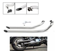 Für Yamaha XVS1100A Auspuffrohre Auspuff Schalldämpfer Auspufftöpfe V Star 1100