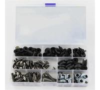 Für ZX-6R Für ZX-6RR 2003 2004, Komplettes Verkleidungsschrauben-Set, Clips, Geschwindigkeitsmuttern, Motorrad(Titanium)