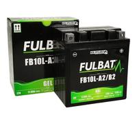 Fulbat YB10L-A2/B2 Gel-Batterie 12V 11Ah - Wartungsfrei, Vorgeladen, Vielseitig Einsetzbar, Für Motorräder & Roller