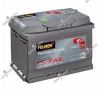 Fulmen Akku D21 FA612 12V 60Ah 600A 242x175x175mm High End