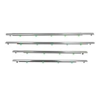 FUNFOB Fenster- und Türdichtungen Autos Für CRV Für CR-V 2007-2022 Fenster Weatherstrips Chrom Seitentür Moulding Trim Gürtel Äußere Fenster Glas Dichtung Streifen Autotür Türdichtung(2007-2011)