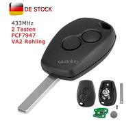 Funk Schlüssel 433MHz Für Renault Clio III Kangoo Master Twingo Dacia Logan ID46
