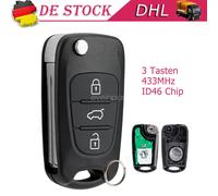 Funk Schlüssel 434MHz für Hyundai i30 Kia Ceed Sportage + Transponder ID46 Chip