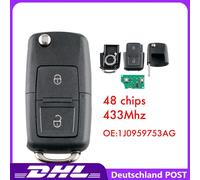 Funk Schlüssel Fernbedienung 2 Tasten Ersatz Für VW T4 T5 Golf Polo Lupo Bora