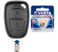 Funk Schlüssel Gehäuse kompatibel mit Renault Kangoo KC Master Trafic II Opel Movano Vivaro