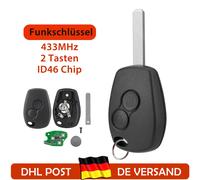 Funk Schlüssel ID46 433MHz Für Dacia Duster Logan Sandero 2013 2014 2015 2016