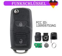 Funk Schlüssel ID48 433MHz für VW Golf 4 IV Bora Polo Skoda Seat 1J0959753AG