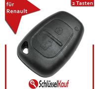 Funkschlüssel 2 Tasten Gehäuse Fernbedienung NEU passend für Renault Nissan Opel